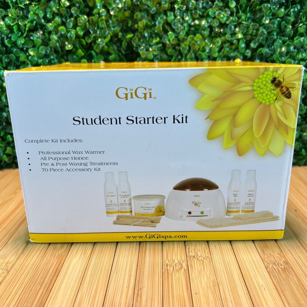 GiGi Student Start Waxing Kit Ultimate Waxing Hair Remover Set - NWB